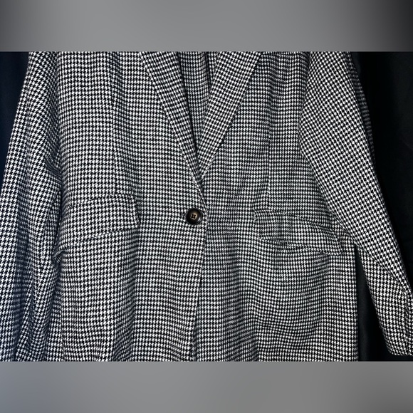 Mittoshop Black and White Houndstooth Coat - Picture 5 of 7